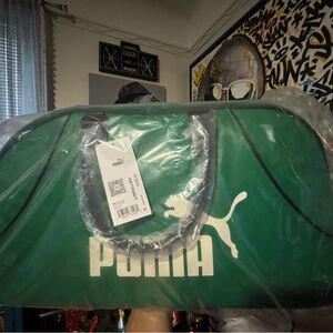 Puma Green Sports Bag